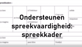 ondersteuning spreekvaardigheid